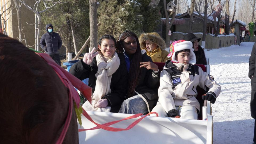 Foreign Visitors Treated to Special Chinese New Year Market, Fun in the Snow, Hot Springs, Liaoning Cuisine_fororder_图片9