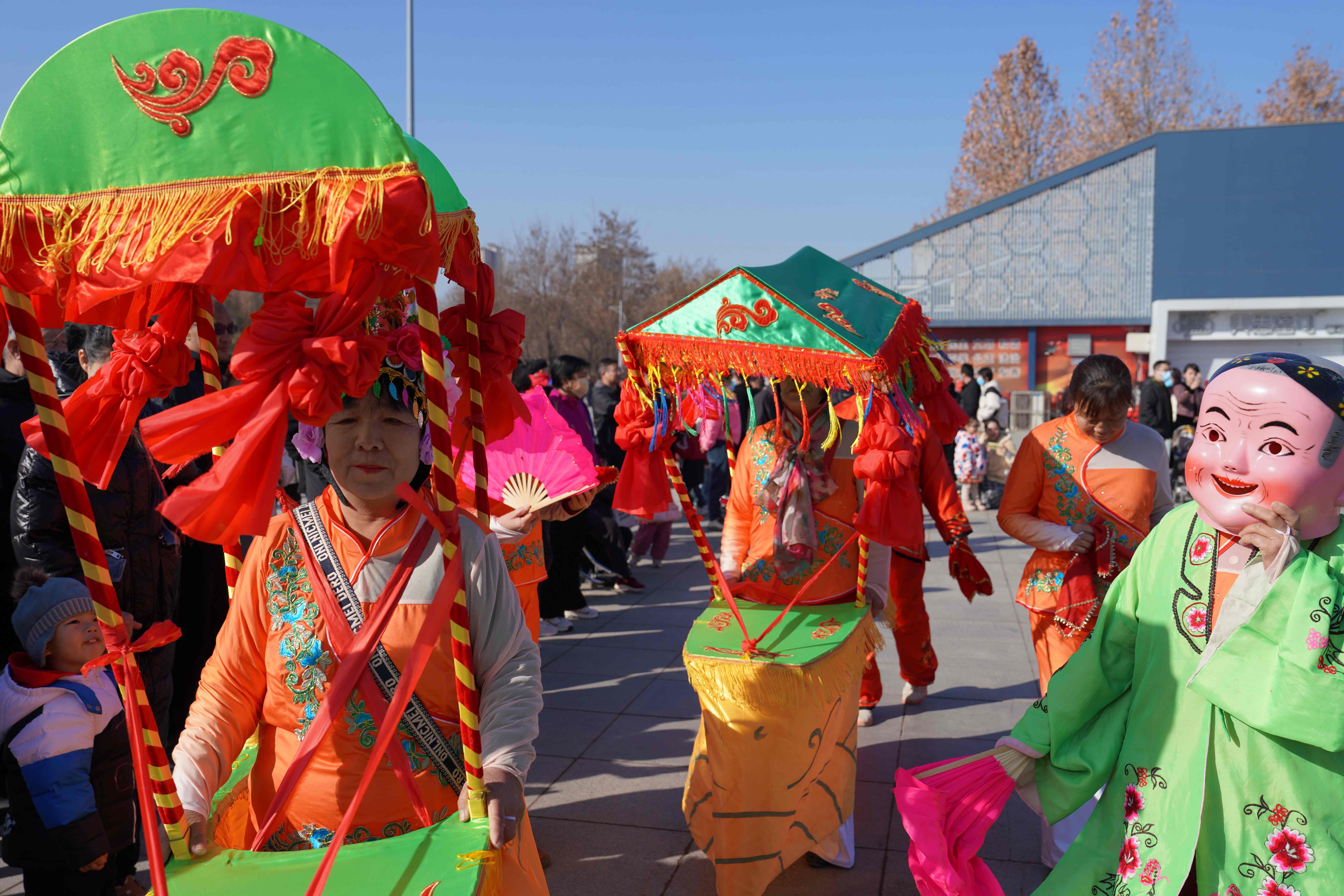 图片默认标题_fororder_民间秧歌表演。王磊 摄