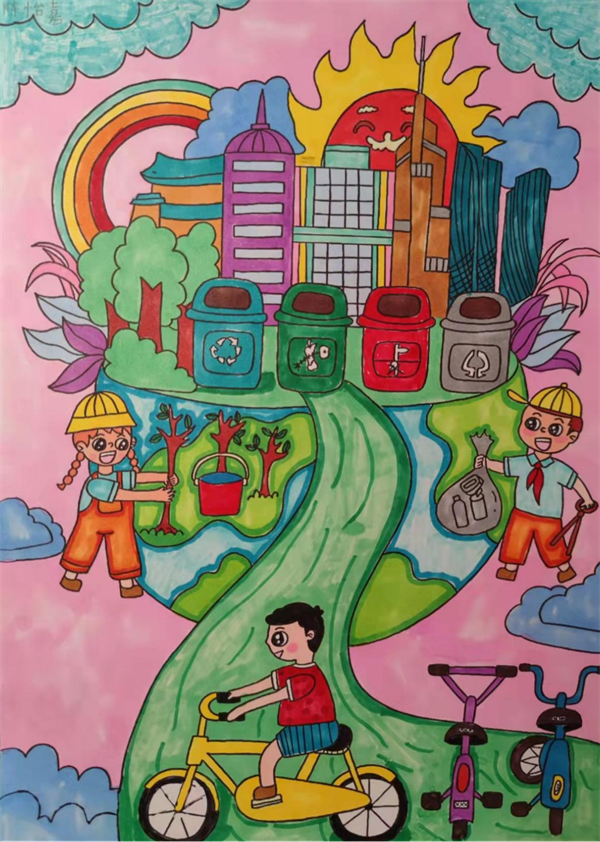 （環境專題）妙筆繪生態 瀋陽市第四屆兒童生態環保繪畫大賽作品展播（十一）_fororder_圖片2