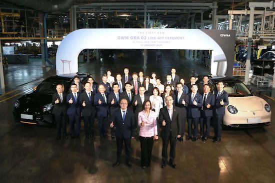 泰国首款本地化量产纯电车型长城欧拉好猫正式下线_fororder_image001