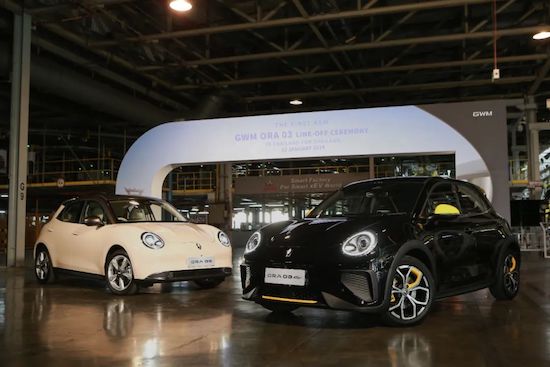 泰国首款本地化量产纯电车型长城欧拉好猫正式下线_fororder_image002