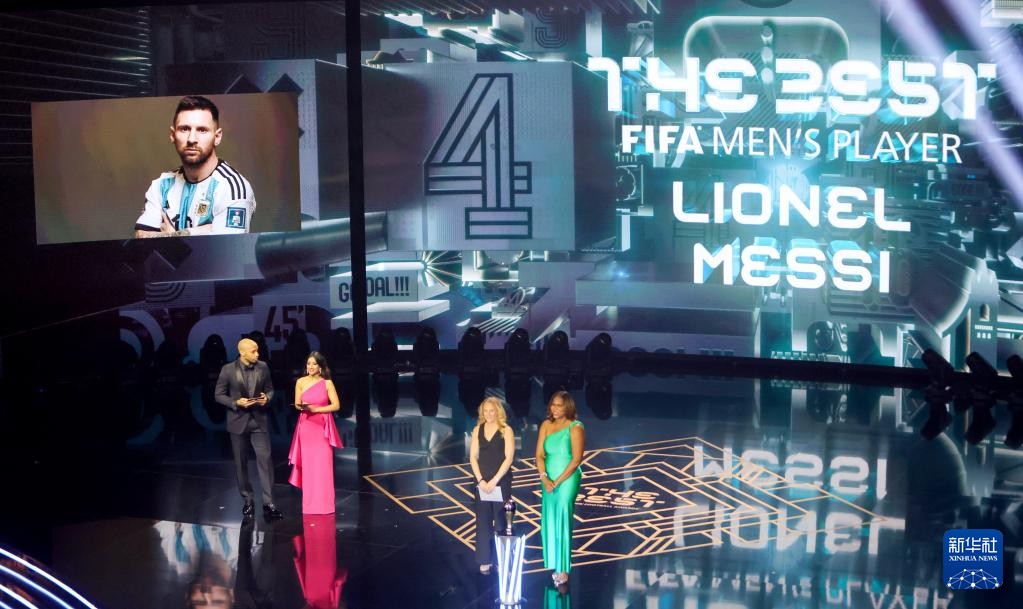 国际足联年度颁奖典礼在伦敦举行