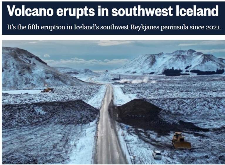 冰岛火山再喷发 研究人员：“现在宣布危险结束还为时过早”