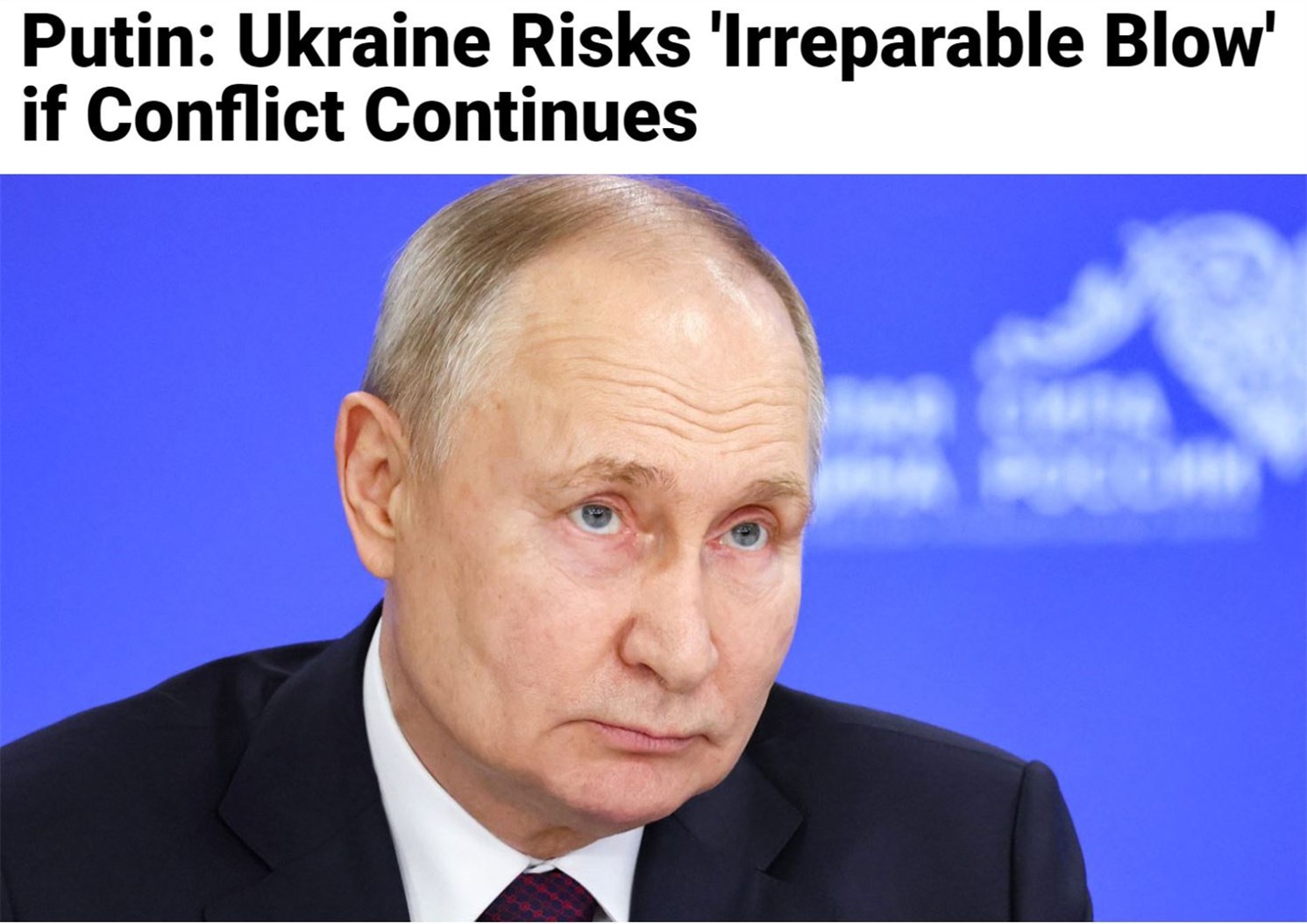 在瑞士的泽连斯基“好忙”！普京称乌克兰反攻彻底失败