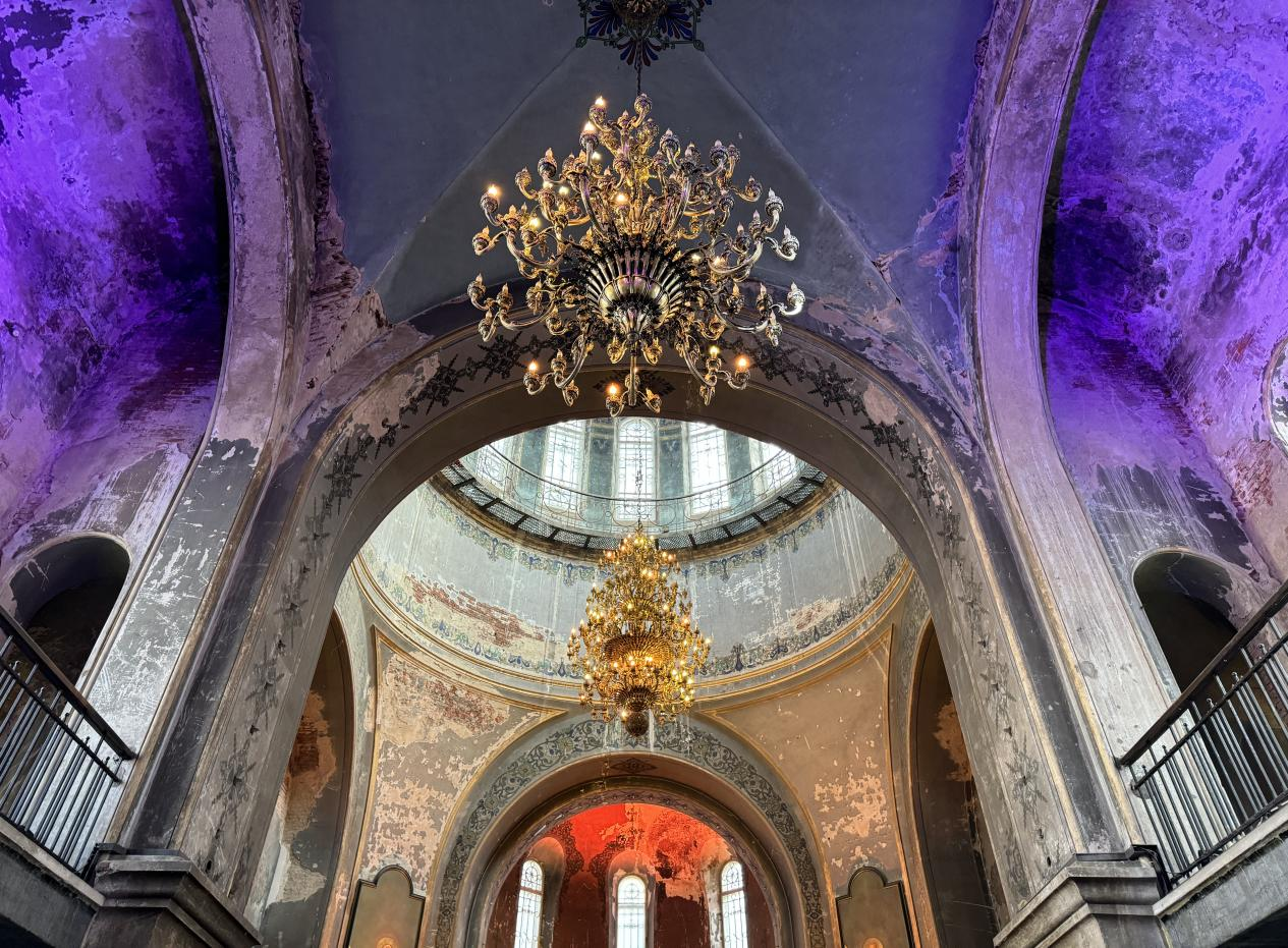 哈尔滨索菲亚教堂内部壁画将进行修复_fororder_图片1
