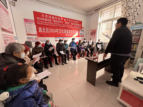 唐山路北：元宵喜乐法相伴_fororder_图为活动现场。仇晓旭 摄