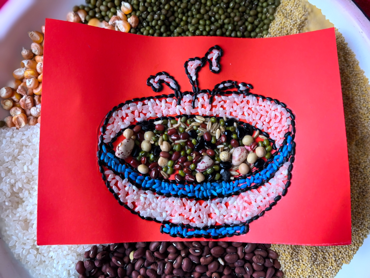 图片默认标题_fororder_种子画——腊八粥 摄影 周雪