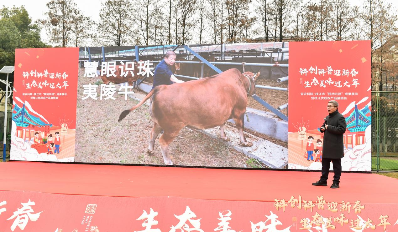 科普迎春 展銷火熱 湖北省農科院與枝江市“院地共建”成果豐碩