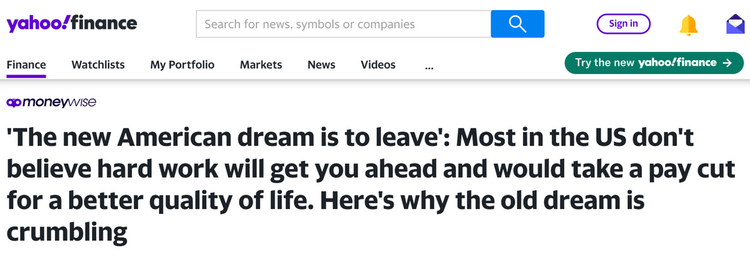 【世界说】“新的美国梦就是离开这里” 美媒：通胀、种族歧视威胁等问题正促使更多非裔离开美国