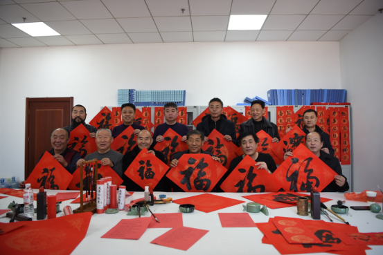 沧州渤海新区黄骅市南大港产业园区开展写春联送祝福活动_fororder_翰墨挥春迎新年1.18(外)224