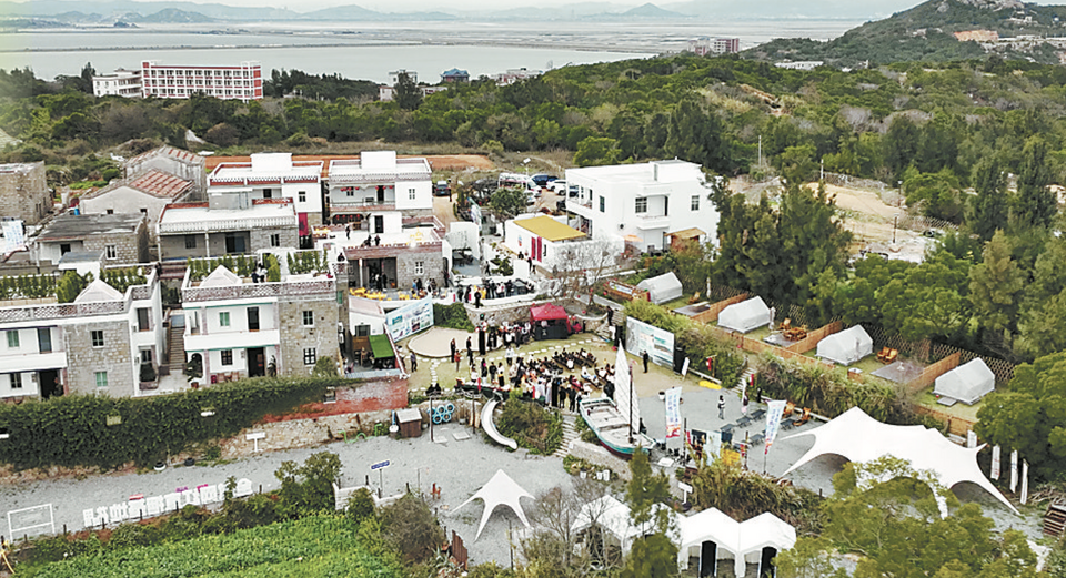 福建福清东壁岛海上仙山拥抱数字经济