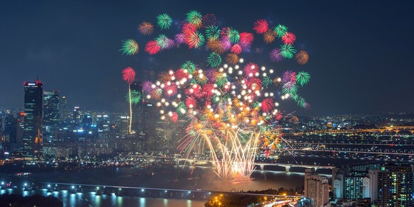 第14届世界烟花庆典在首尔举行