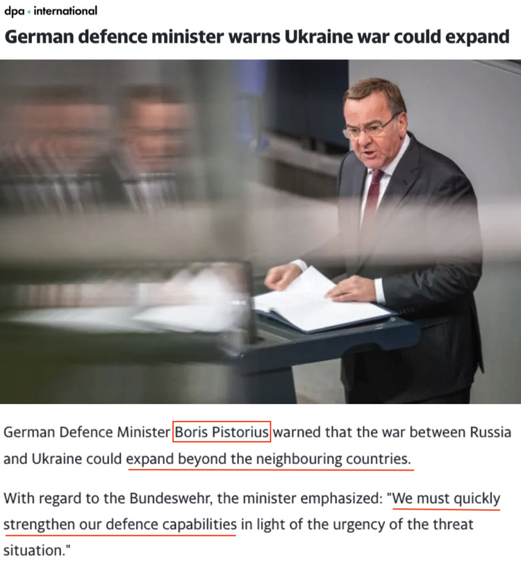 “俄乌冲突的这一前景令欧洲恐慌”