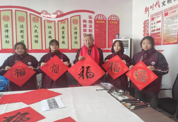 石家莊市鹿泉區：春聯送祝福 揮墨迎新春_fororder_石家莊市鹿泉區： 揮墨迎新春578