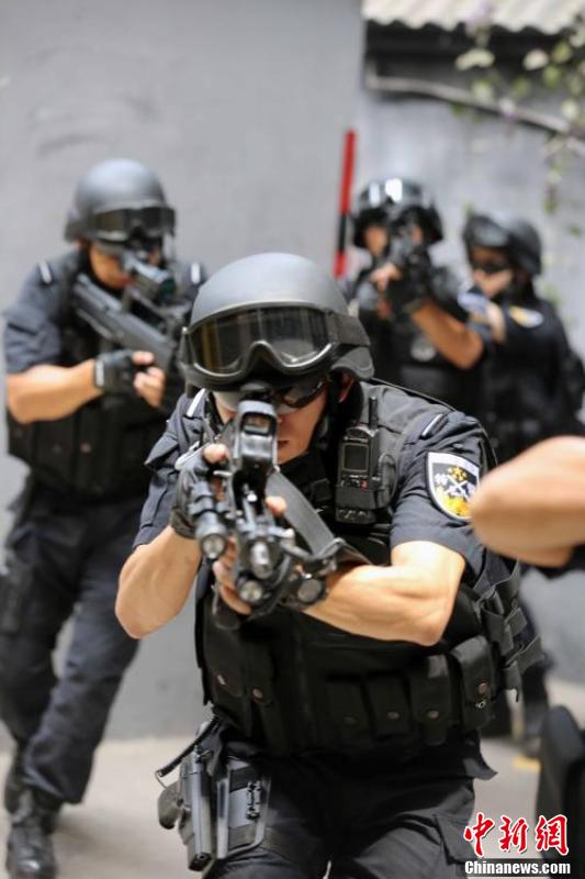 北京蓝剑突击队训练掠影 北京蓝剑突击队训练掠影