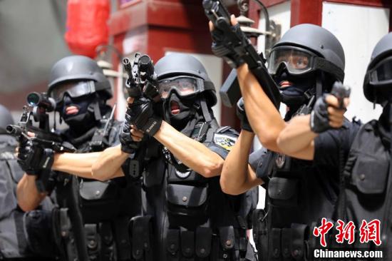 北京蓝剑突击队训练掠影 北京蓝剑突击队训练掠影