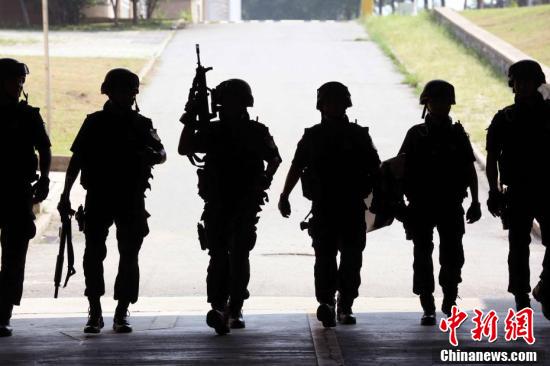 北京蓝剑突击队训练掠影 北京蓝剑突击队训练掠影