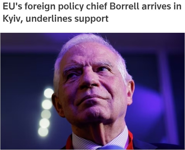 博雷利访问乌克兰 协调欧盟对乌新援助计划