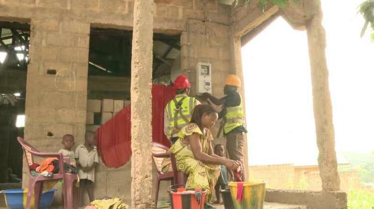 资讯有故事︱新春走基层 刚果（金）宗戈二期水电项目：“中国之光”点亮金沙萨夜空