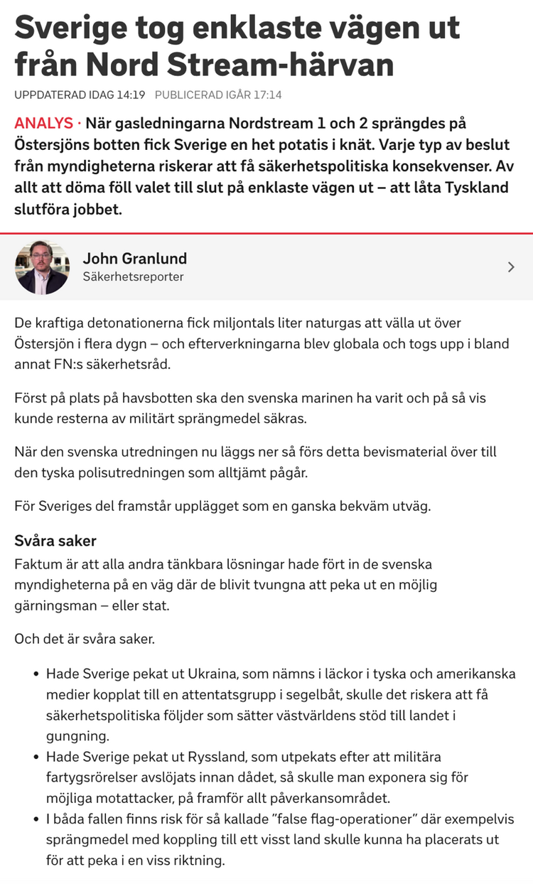 欧洲头条丨“北溪”管道爆炸调查 有解还是无解？