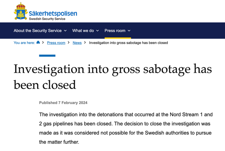 欧洲头条丨“北溪”管道爆炸调查 有解还是无解？