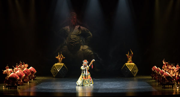 文旅融合 鼓乐舞诗《大河之东》演绎黄河之魂