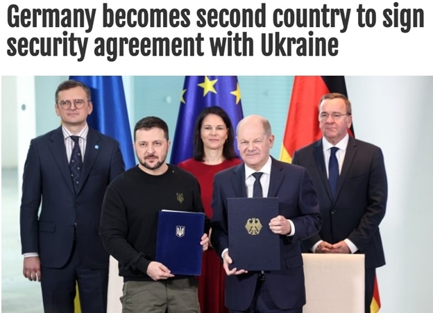 乌克兰与德法分别签署安全保障协议 冻结俄海外资产收入将用于乌重建