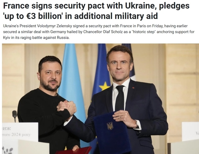 乌克兰与德法分别签署安全保障协议 冻结俄海外资产收入将用于乌重建