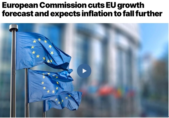 欧盟委员会下调今年欧盟及欧元区经济增长预期