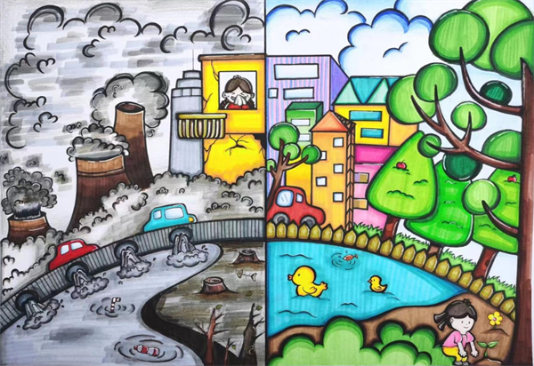 （環境專題）妙筆繪生態 瀋陽市第四屆兒童生態環保繪畫大賽作品展播（十一）_fororder_圖片1