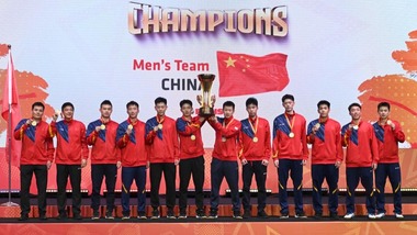 中国男队夺得亚洲羽毛球团体锦标赛冠军