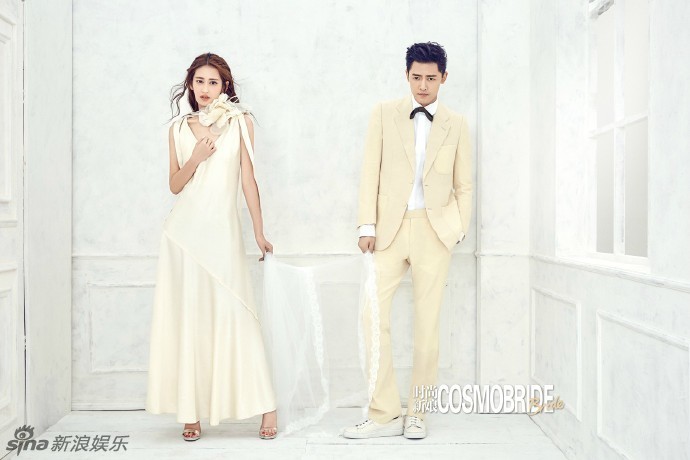 组图:CP感十足!付辛博颖儿甜蜜拍片似婚纱照