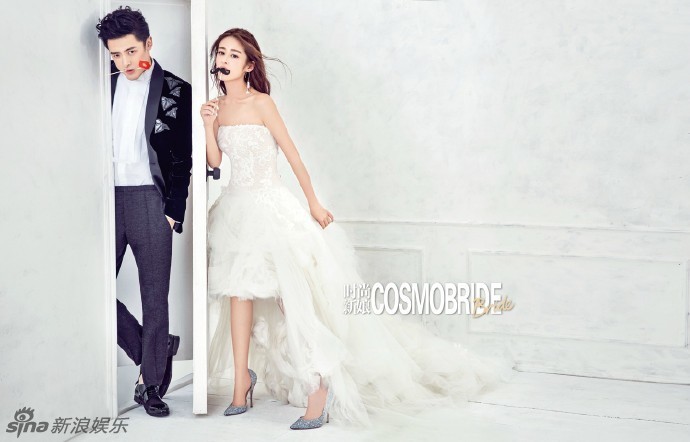 组图:CP感十足!付辛博颖儿甜蜜拍片似婚纱照