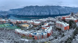 瞰！三峽春雪