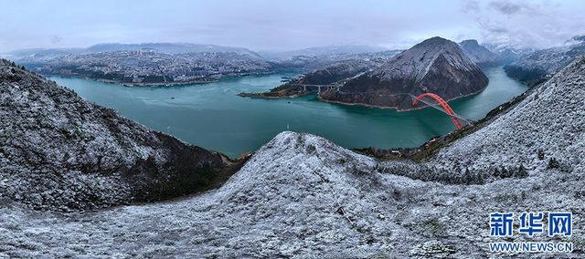瞰！三峽春雪