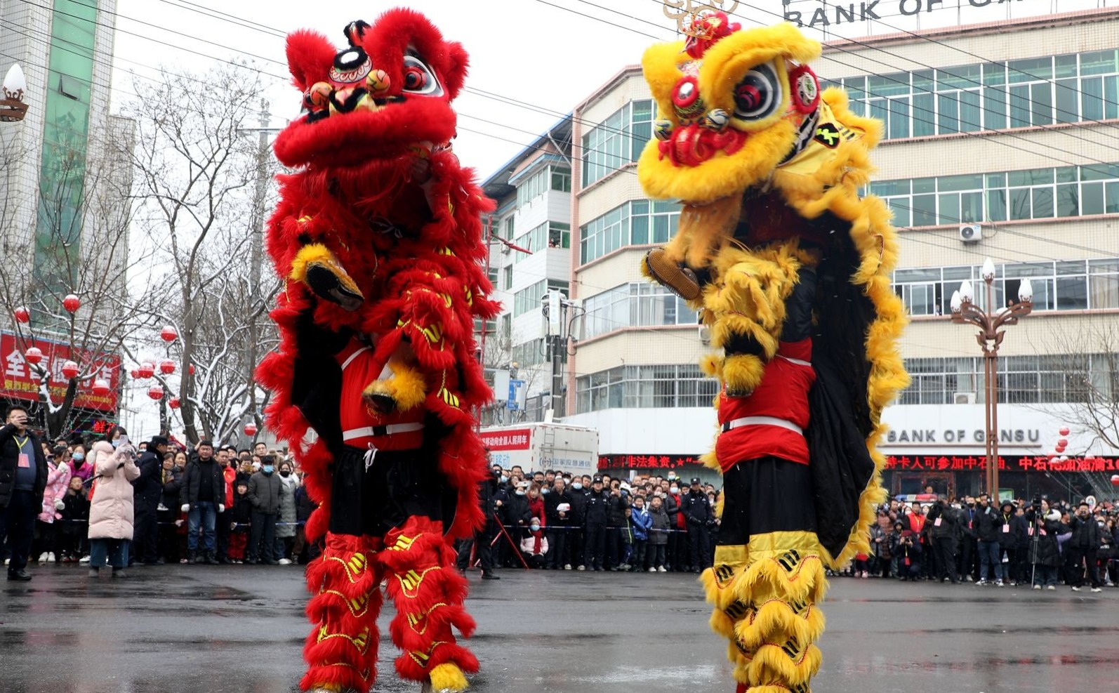 【原创】锣鼓喧天歌盛世 龙腾狮舞闹新春 天水市甘谷县举行2024年春节文化汇演活动_fororder_9d7e76aeee6b4b27a533e9fc2af50dad