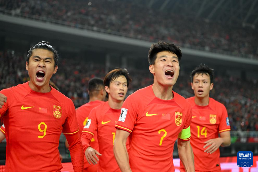 足球世預賽：中國隊4比1戰勝新加坡隊
