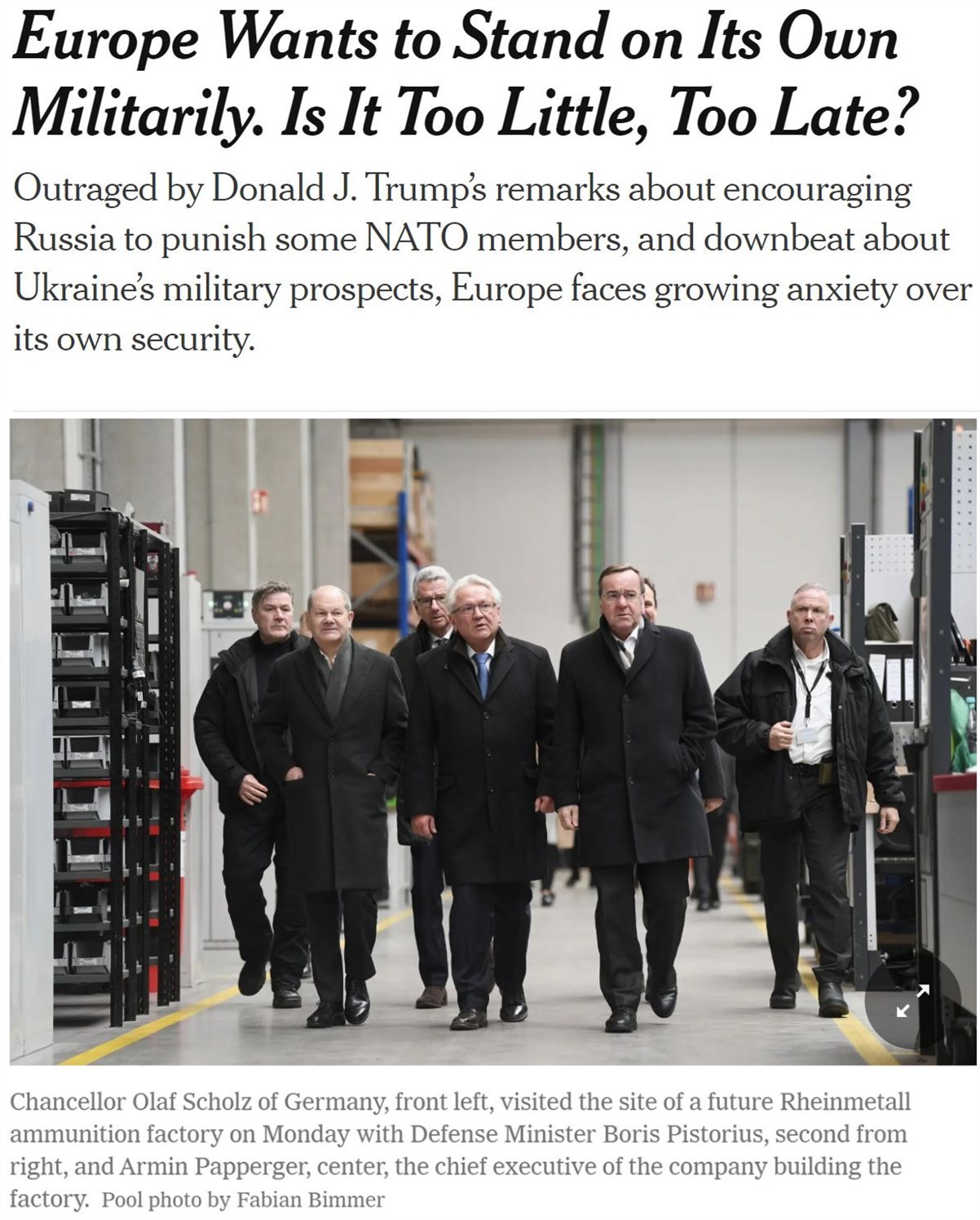 俄乌冲突两周年：欧盟在美国外交版图中的地位不断下降