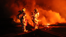寧德海警局成功處置一起失火事件