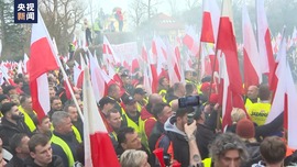 因反對歐盟農業政策 波蘭農民在華沙舉行大規模抗議