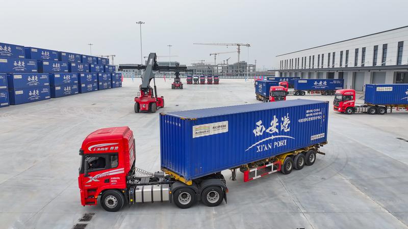 首次服务中欧班列开行！哈萨克斯坦西安码头项目正式投用