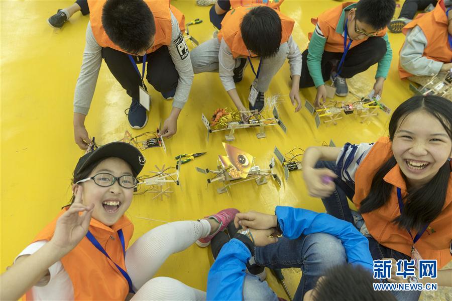 海峡两岸中小学生仿生机器人竞赛在安徽芜湖举行
