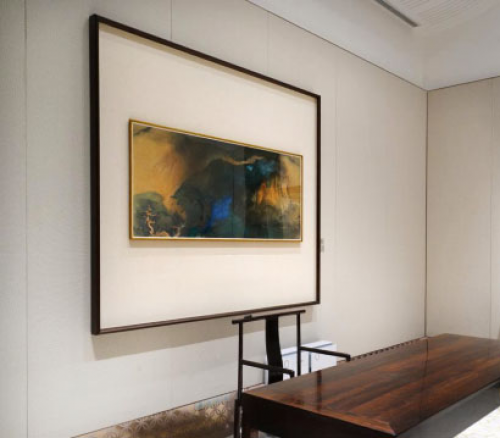 1984年张大千作品拍卖世界纪录《溪桥晚色》亮相华艺国际