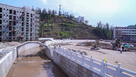 贵州盘州市水系连通及水美乡村建设试点县项目建设稳步推进_fororder_640 (1)