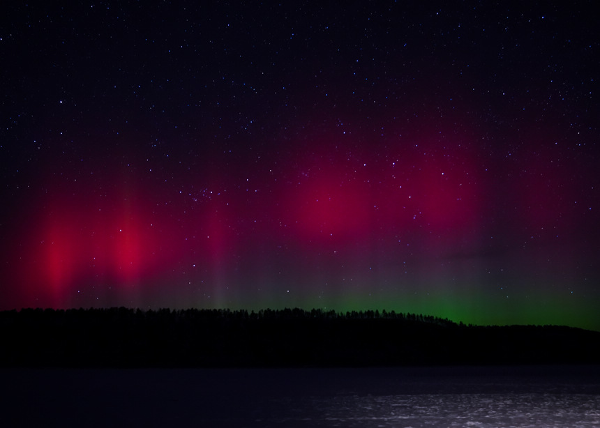 醉龍江|黑龍江漠河再現絢麗北極光