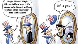 【Editorial Cartoon】Magic Mirror, Magic Mirror，tell me!