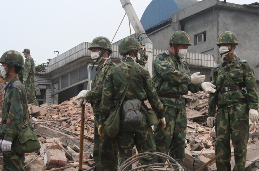 地震發生後，救援部門立即響應啟動救援。