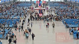 清明小長假貴陽車站發送旅客87.7萬人