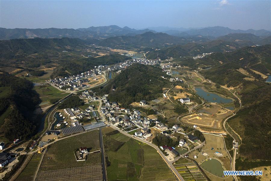 rural living environment greatly improved in zhejiang, east