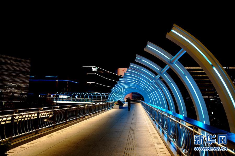 上海：流光溢彩迎接第二届进博会